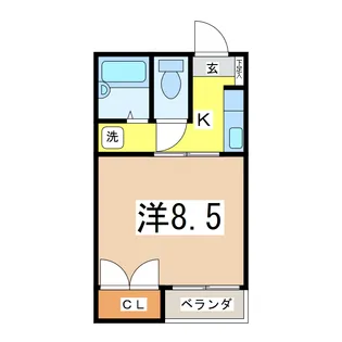 パンション・オスタル48【2階】の間取り