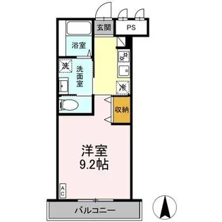 ファインパレスSuwaI【2階】の間取り