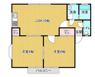レジデンスNA【2階】の間取り