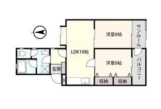 アシスト金沢マンション【2階】の間取り