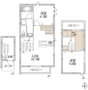 エトワールの間取り