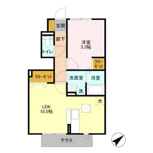 スタッピハウス【1階】の間取り