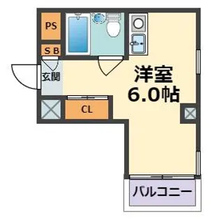 メゾンモナムール【1階】の間取り
