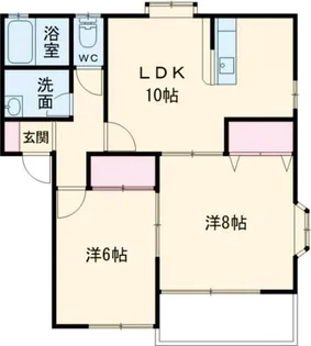 鈴の木ニュータウン【2階】の間取り