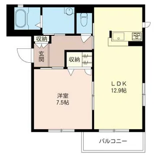 リバーサイドフレアII【2階】の間取り