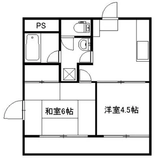 パレスヒルズ【3階】の間取り