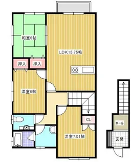 ●フローピア【2階】の間取り