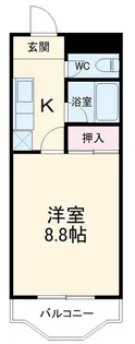 フィオーレ88【3階】の間取り