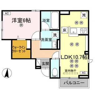 ステラヴィータ B棟【1階】の間取り