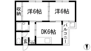 FFハイツ【2階】の間取り