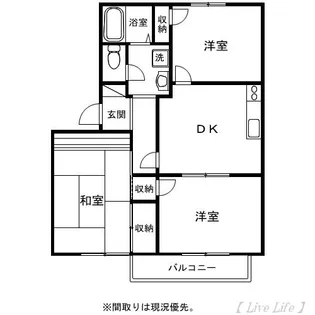 ローゼヒダカC棟【2階】の間取り