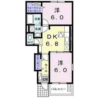 ハイツ神田町【1階】の間取り