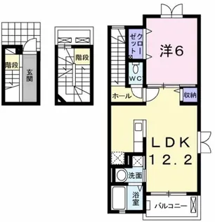 フォルシュ・ジェイ3【3階】の間取り