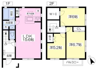 シャルム城南D棟の間取り