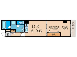 ばうはうす桃山【3階】の間取り