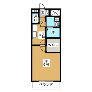 カーサ・プルチーノ【2階】の間取り