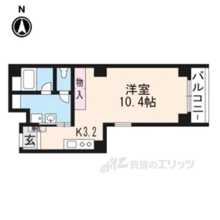 グランレブリー寺町松原【3階】の間取り