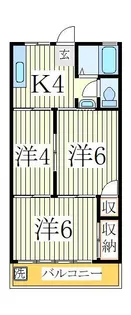 コーポラス小島【3階】の間取り