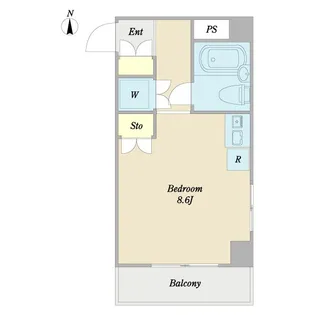 オンコウハウス住吉【4階】の間取り