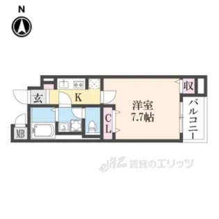 リグノ天理【2階】の間取り