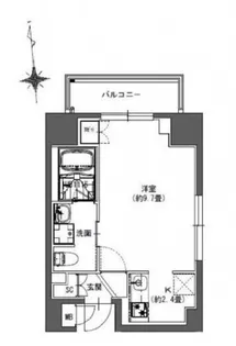 La Douceur東神田【6階】の間取り