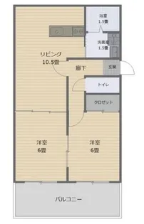 グラニートシャングリラ【2階】の間取り