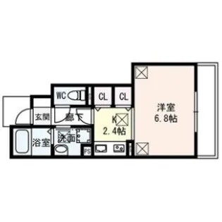 グリーンコート【1階】の間取り