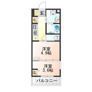 MJC京都EsTRUTH【4階】の間取り