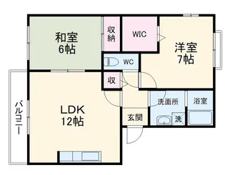 セジュール安井【3階】の間取り