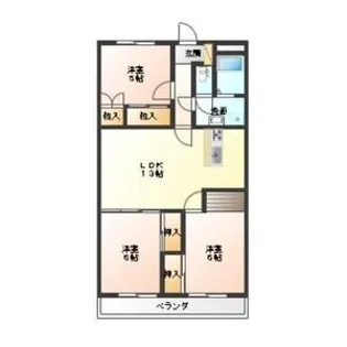アルカディア【4階】の間取り