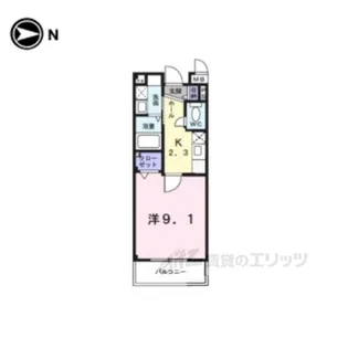グランジュテ【1階】の間取り
