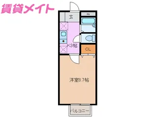 FOBOSII【2階】の間取り