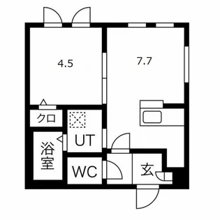 コローレS.W宮の沢【4階】の間取り