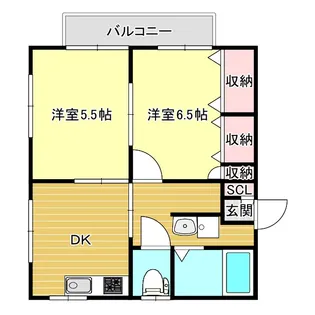グリーンヒルズST【2階】の間取り