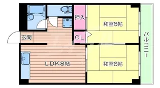 メゾン江坂【5階】の間取り