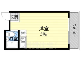 キャビン同心(旧喜谷ビル)【4階】の間取り