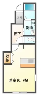 エアリー【1階】の間取り