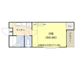 ライゼ立花【2階】の間取り