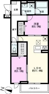 エース茜【3階】の間取り