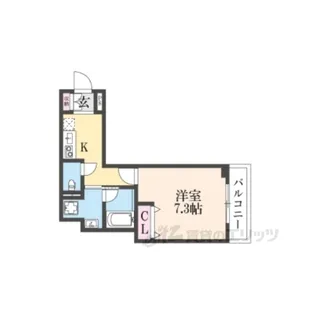 INOVE寝屋川大利元町【3階】の間取り