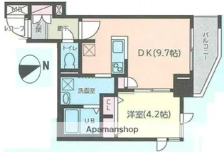 フィオーレ品川【5階】の間取り