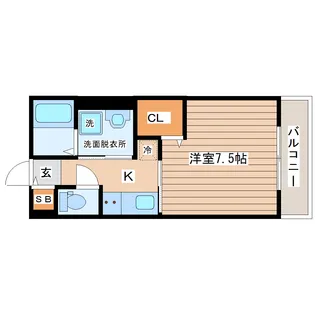 SAKURA HILLS I【1階】の間取り