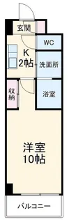 ファーニッシュ山王【1階】の間取り