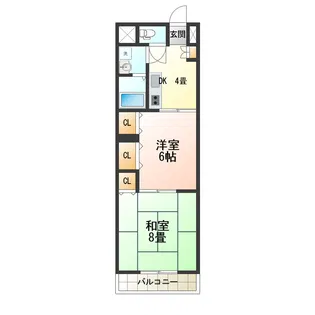 プロシードミュー【2階】の間取り