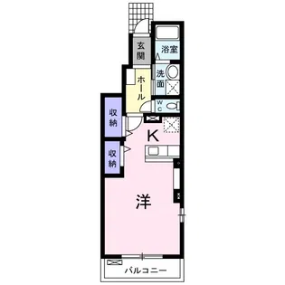 フィオーレA【1階】の間取り