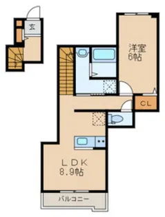 Premiage【2階】の間取り
