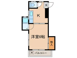 及川コ-ポ【2階】の間取り