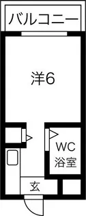 グランドムール都島【4階】の間取り