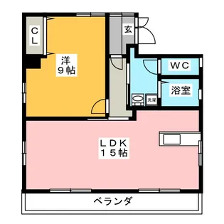 ラ・メール【2階】の間取り