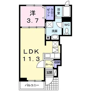 シュプール【1階】の間取り